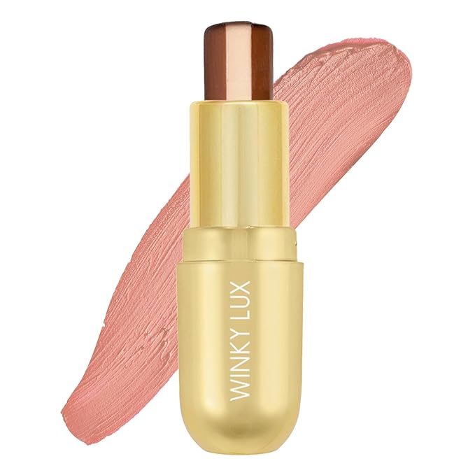 Winky Lux Affogato Tri-Color Tinted Lip Balm – Hydrating Lip Care with Jojoba Oil & Vitamin E, Sheer Nude Tint, Vanilla Coffee Scent, Moisturizes and Softens Dry Lips-BrightBean Baby