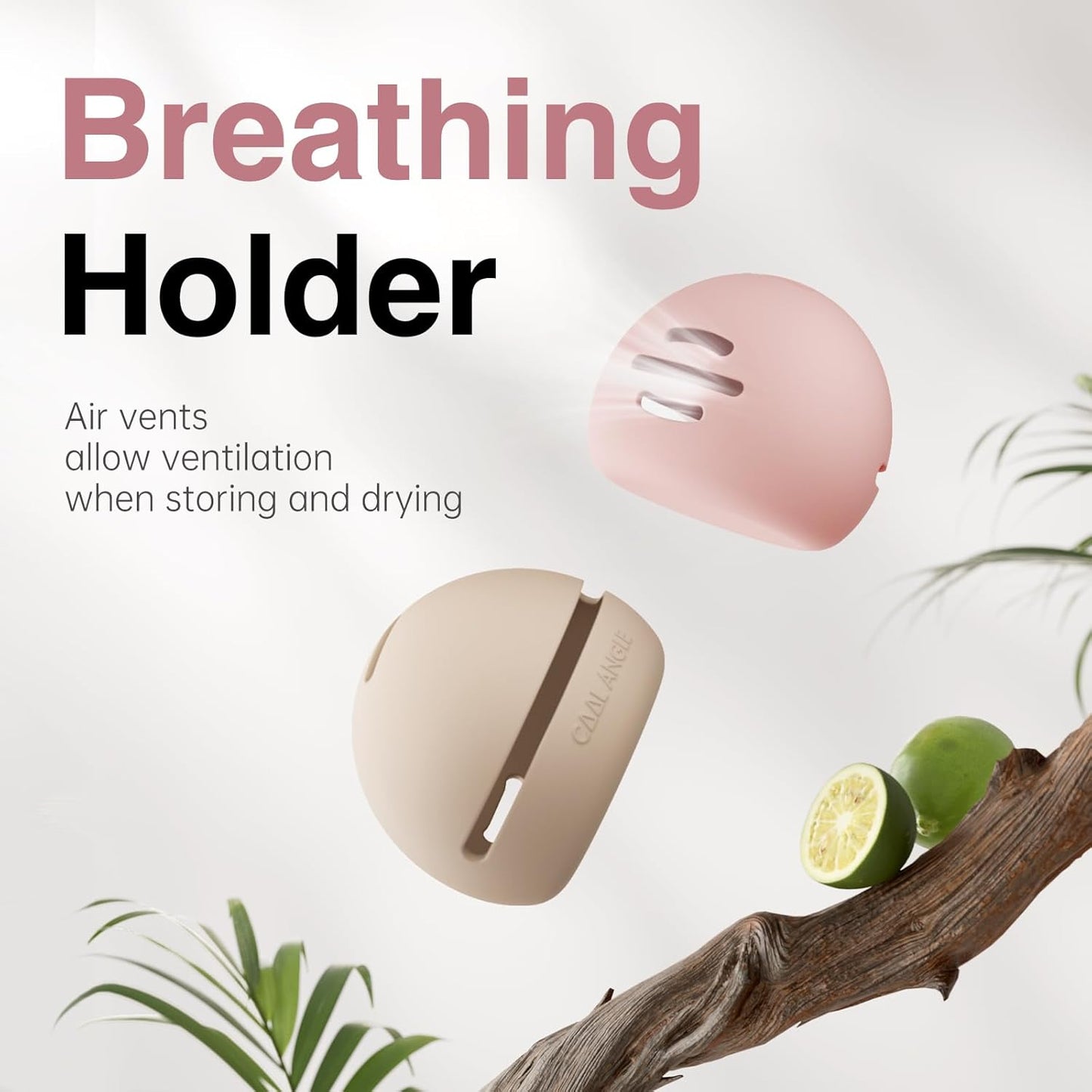 Makeup Sponge Holder Silicone Beauty Sponge Holder Makeup Blender Case for Travel 2 in 1 Stand Storage For Quick Drying Pink-BrightBean Baby