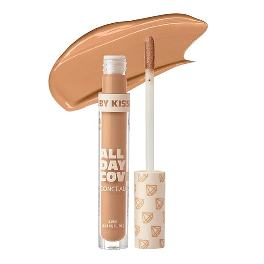 Ruby Kisses All Day Concealer Lightweight Full Coverage Multi-Use Concealer 0.13 Fl Oz (Classic Tan)-BrightBean Baby