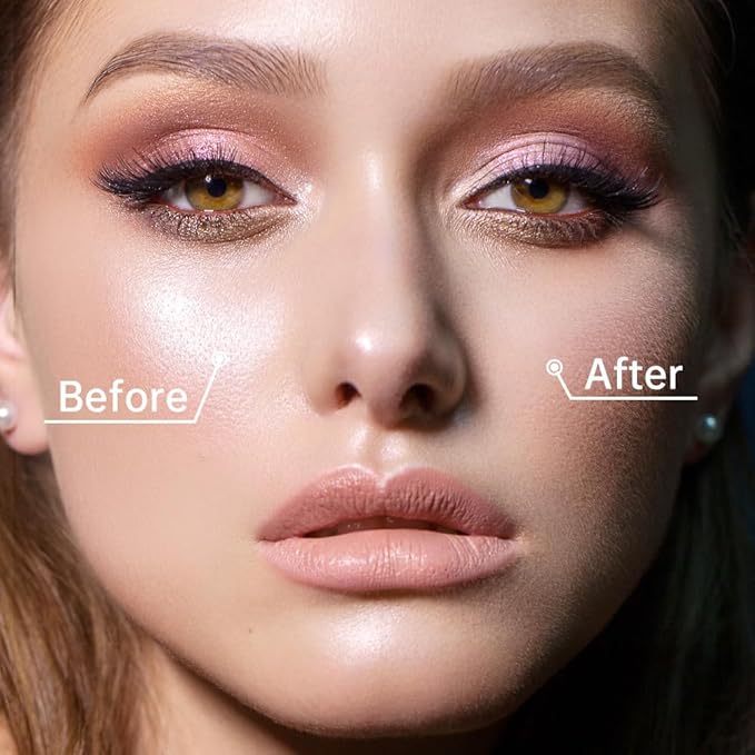 CATKIN Poreless Finish Loose Setting Powder Makeup, Translucent Matte Finishing Makeup for All Skin Tones, 3 Colors Even Skin Tone – 0.42 oz Includes Velour Puff-BrightBean Baby