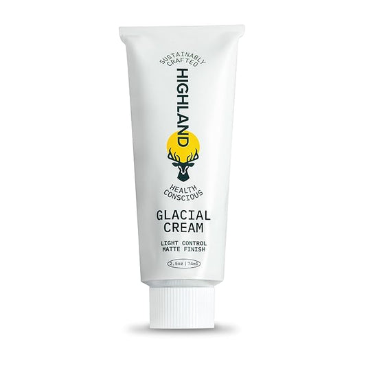 Highland Glacial Cream - Versatile hair styling cream that smooths, de-frizzes, texturizes & boosts curls. Natural, plant-derived, & made for all hair types. (2.5 oz)-BrightBean Baby