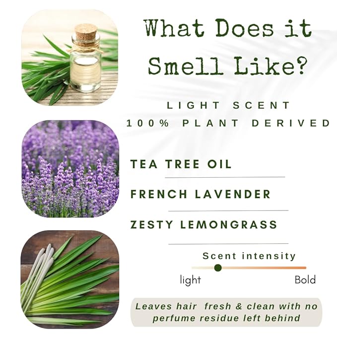 Shampoo Bar and Conditioner with Travel Tins | Lemongrass, Lavender, Tea Tree Oil | Clarifying & Growth | For Oily Hair | USA 2-pk-BrightBean Baby