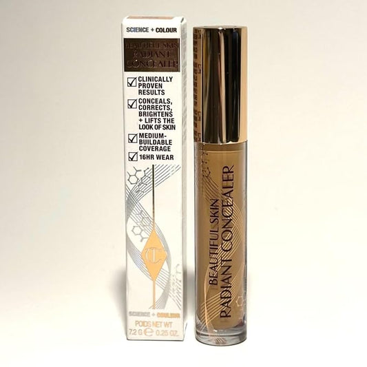 Charlotte Tilbury Beautiful Skin Radiant Concealer 11.75 Tan 0.25oz/7.2g-BrightBean Baby