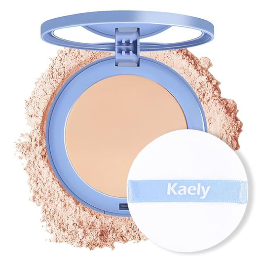 Oil Control Matte Perfection Face Pressed Powder, Matte Smooth Flawless Setting Powder Makeup, Polvo Compacto De Maquillaje, Waterproof Long Lasting, Cruelty Free, 0.35Oz(130 True Beige, 1)-BrightBean Baby