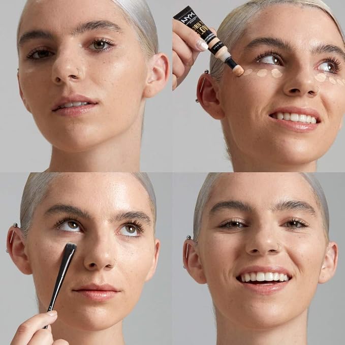 NYX PROFESSIONAL MAKEUP Born To Glow Radiant Concealer, Medium Coverage - Vanilla-BrightBean Baby