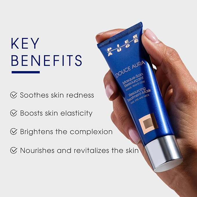 Pier Auge Facial Masks| Douce Aura Face Mask | Overnight Face Mask for Glass Glow Skin -Glowup & Hydrating, Firming and Moisturizing | PDRN Mask| No-Rinse Sleeping Mask 50ml,1.69 fl.oz-BrightBean Baby