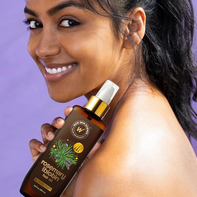 WOW Skin Science Rosemary with Biotin Hair Oil 6.8 oz-BrightBean Baby