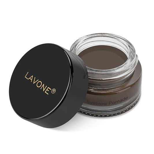 Eyebrow Pomade - Waterproof Brow Pomade for Long-lasting Results,Smudge Proof and Sweat Resistant Formula,Natural Eyebrow Makeup for All Skin Types and Tones - Medium Brown-BrightBean Baby