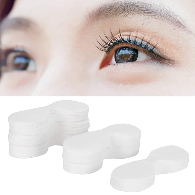 600pcs Eye Mask Paper,Disposable Cotton Ultra-thin Eye Mask Paper DIY Beauty Salon Eye Mask Sheet,Eye Masks Toner Lotion Paper-BrightBean Baby