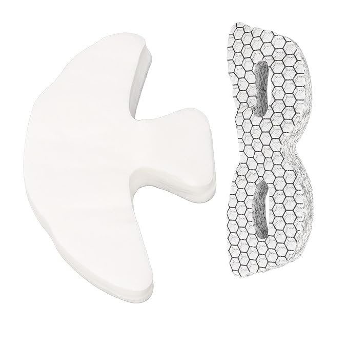 ZJchao Disposable Eye Forehead Masks, Eye Forehead Mask Paper Silk DIY Soft Disposable Hydrating Eye Care Paper Facial Eye Pads Spa DIY Clear Eye Mask Paper Beauty Sheets for Home Beauty-BrightBean Baby