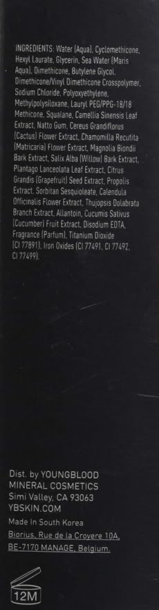 Youngblood Liquid Mineral Foundation, Sand, 17 Shades, Vegan, Cruelty-Free, Gluten-Free-BrightBean Baby