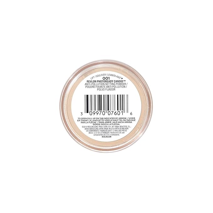 Revlon PhotoReady Candid Setting Powder, with Anti-Pollution, Antioxidant Ingredients, without Parabens, Pthalates and Fragrances; Shade 003 .34 Fluid Oz-BrightBean Baby