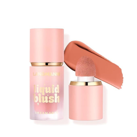 Jolilab Liquid Blush - High Pigment, Long - Lasting, Buildable Color for a Natural Glow（04#）