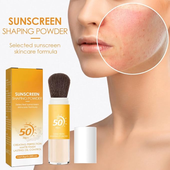 Mineral Sunscreen Setting Powder, Face Powder, Translucent Oil Control Natural Matte Finish, Lightweight Long Lasting Smooth Breathable for All Skin-BrightBean Baby