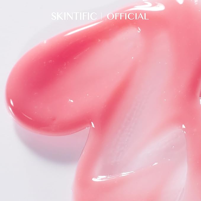 Hydrating Brightening Lip Serum, Nourishing Hydration Tinted Lip Stain, Plumping Lip Gloss with Polypeptide Squalane (01 Baby Pink)-BrightBean Baby