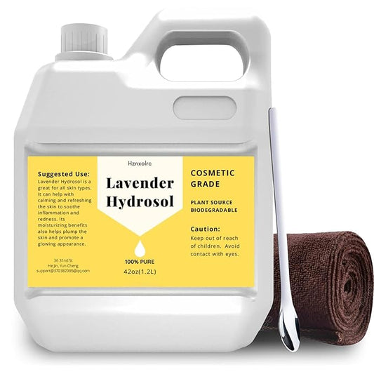 42 oz Lavender Hydrosol for Face Hydrating Mist Hydration, 100% Pure Lavender Water, Cleanses & Softens, Promotes Healthy Skin Cell, Suitable for All Skin Types-BrightBean Baby