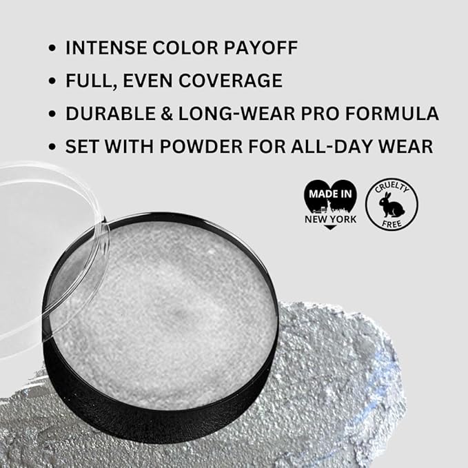 Mehron Makeup Color Cups (.5 oz) (Silver)-BrightBean Baby