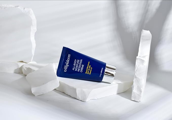 Trilipiderm All-Body Moisture Retention Crème Broad Spectrum SPF 30 with Vitamin D – 2-PACK of Travel-Size 3 Ounce Tubes – Plant-Based All-Day Hydration, Sunscreen for Body and Face-BrightBean Baby