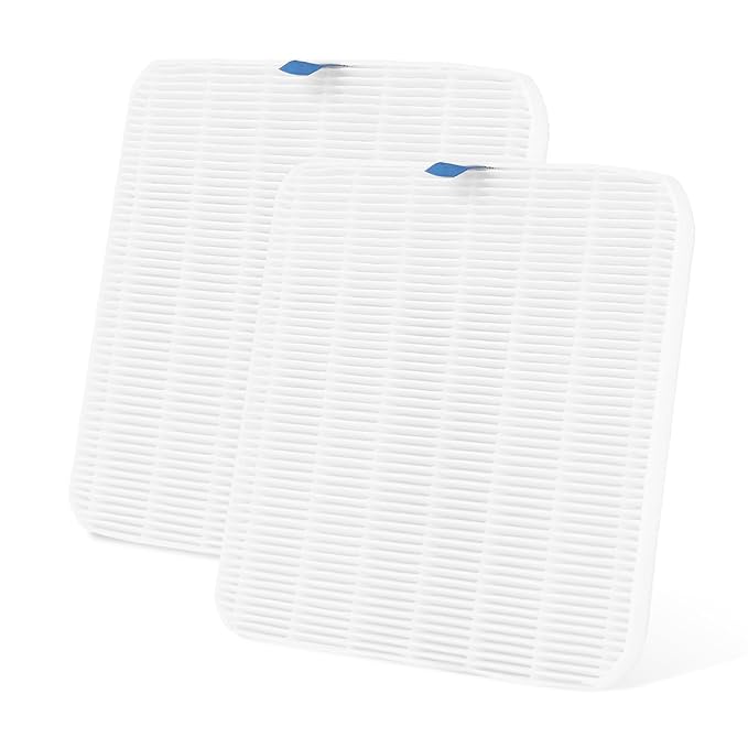 Makartt Nail Dust Collector Filter - Replacement Filter Reusable Dust Filter For Larina Nail Dust Collector Vacuum Fan Dust Nail Tool Attach 99% of Nail Dust Easy to Clean 2 Pack White-BrightBean Baby