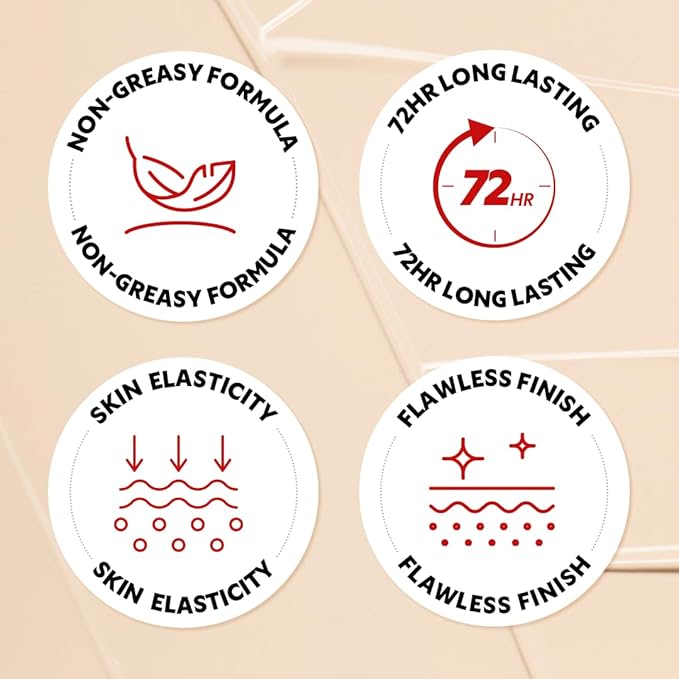 TIRTIR Mask Fit Red Cushion Foundation | Full coverage, Weightless, Skin fit, Satin Glow Finish, Korean Makeup BB Foundation, beauty, Tattoo cover up, Buildable (#31N French Beige, 0.63 Fl Oz)-BrightBean Baby