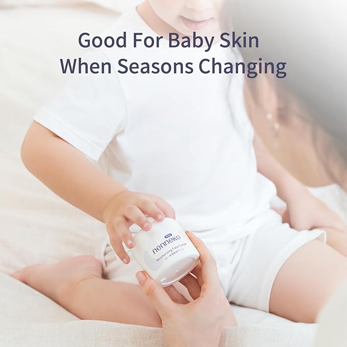 Moisturizing Face Cream, Deep Moisturizing Baby Face Cream for Dry,Eczema Prone & Sensitive Skin,Soothes Irritation & Promotes Healing,Repairs & Rehydrates Dry Skin-BrightBean Baby