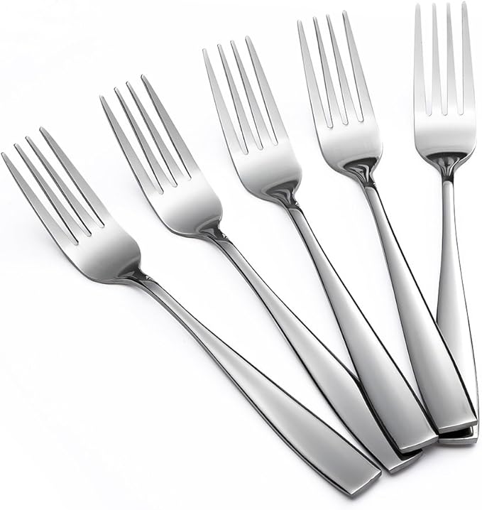 Stainless Steel Dinner/Salad Forks Set,24-Piece,8 Inches