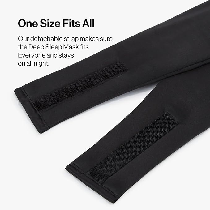 Dore & Rose Deep Sleep Mask Light Blocking, 23 Momme Mulberry Silk Eye Mask, Ultra Soft, Adjustable - Travel Sleeping Mask for Men & Women - Black-BrightBean Baby