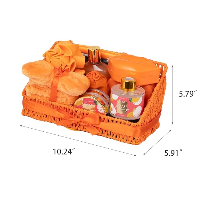 Mothers Day Gifts for Mom - 23-Piece Bath & Body Gift Basket Set for Women, Bath Gift Set, Spa Gift Basket Set with Bath Bomb & More | Christmas Valentine's Birthday Gifts, All Occasion Present-BrightBean Baby