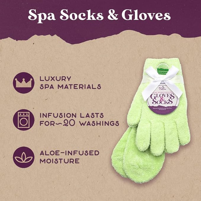 Purple Canyon Spa Gift Box for Women | Revitalizing Eucalyptus Spearmint Stress Relief Gift for Women-BrightBean Baby