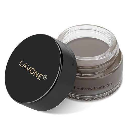 Eyebrow Pomade - Waterproof Brow Pomade for Long-lasting Results,Smudge Proof and Sweat Resistant Formula,Natural Eyebrow Makeup for All Skin Types and Tones - Gray-BrightBean Baby