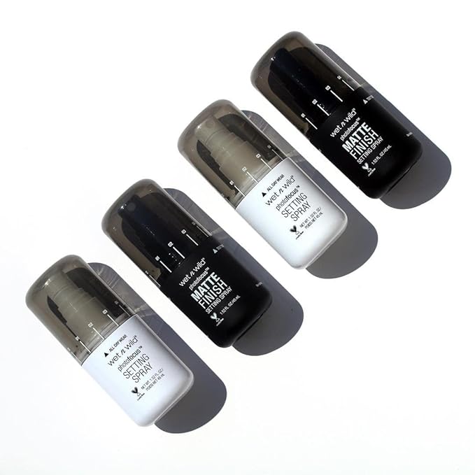 wet n wild Photo Focus Setting Mist, Up to 24HR Wear, Lightweight & Nourishing Aloe Formula Suitable for All Skin Types, Cruelty-Free & Vegan - Matte Appeal-BrightBean Baby