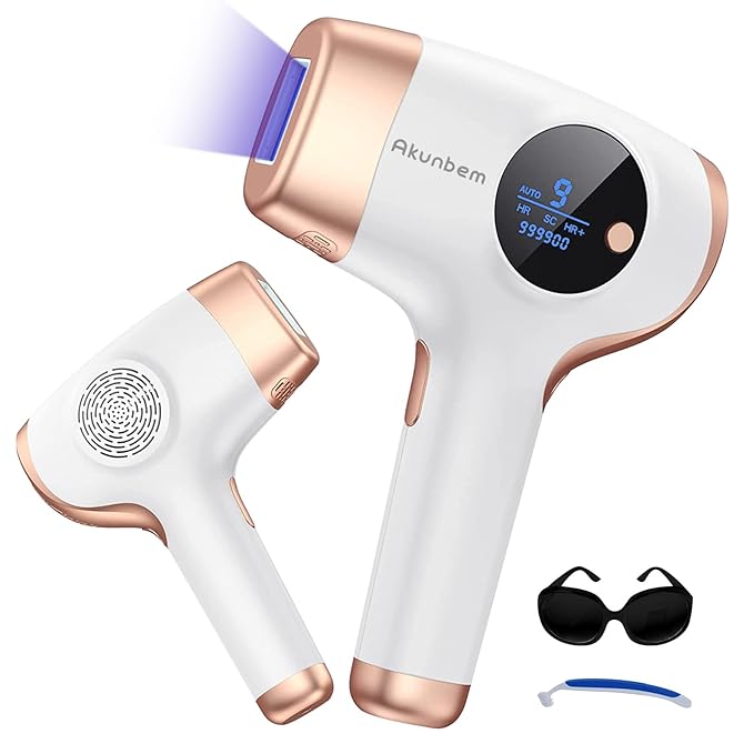 Laser Hair Removal, IPL Hair Removal for Women and Men, Hair Removal Device for Bikini Legs Armpits Arms At Home, 999,900+ Flashes Painless Effective & Long-Lasting-BrightBean Baby