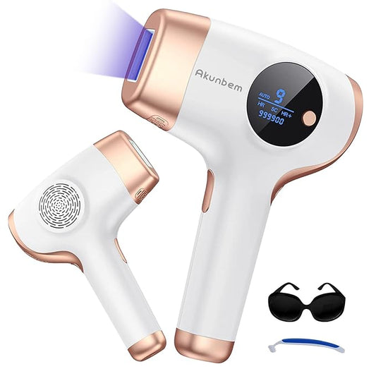 Laser Hair Removal, IPL Hair Removal for Women and Men, Hair Removal Device for Bikini Legs Armpits Arms At Home, 999,900+ Flashes Painless Effective & Long-Lasting-BrightBean Baby