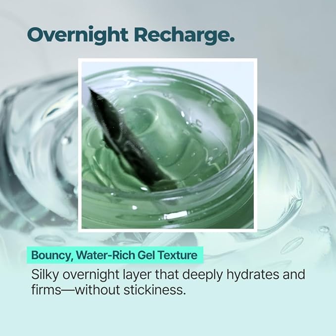 IsNtree Gim PDRN Deep Sleep Mask 80ml, 2.7 fl oz | Korean SEAWEED Skincare Sleeping Mask gel | Night Cream | Facial Mask | Overnight Gel mask for Hydration & Skin Bounce-BrightBean Baby