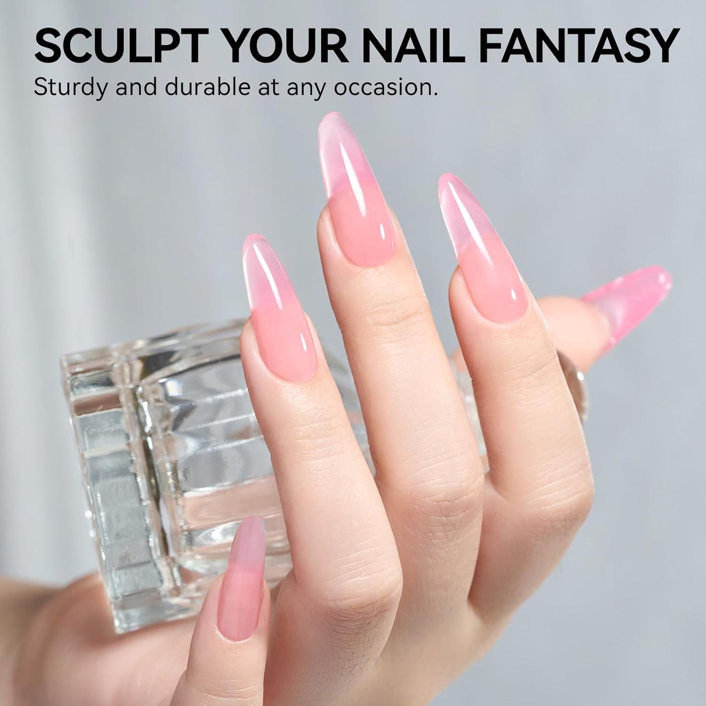 Gelike EC Dual Forms for Extension: 96 Pcs Color Nail Form, 4 Style 12 Size Nail Forms For Builder, Half Matte Gel Forms For Manicure Art Design Salon Diy-BrightBean Baby