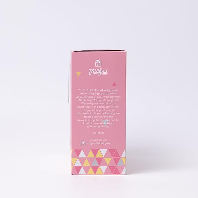 Deep Moisture Skincare Set with Panthenol and Hyaluronic Acid for Dry Skin, Moisturizing, Hydrating, Soothing, Face Moisturizing Set, Korean Skin Care, Gift Set-BrightBean Baby