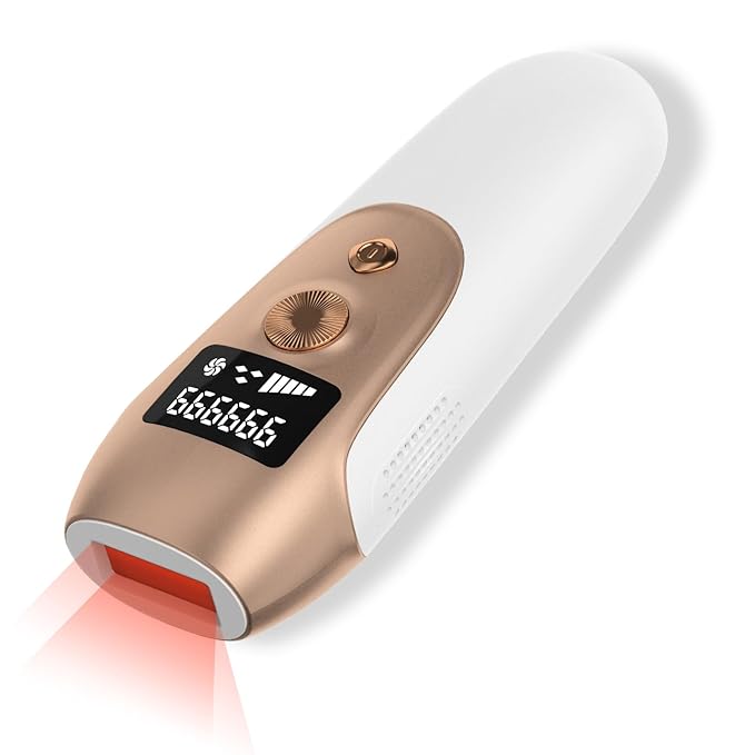 IPL Hair Removal Device, Hair Removal Body and Face for Home Use for Armpits Legs Arms Bikini Line，model S3-BrightBean Baby