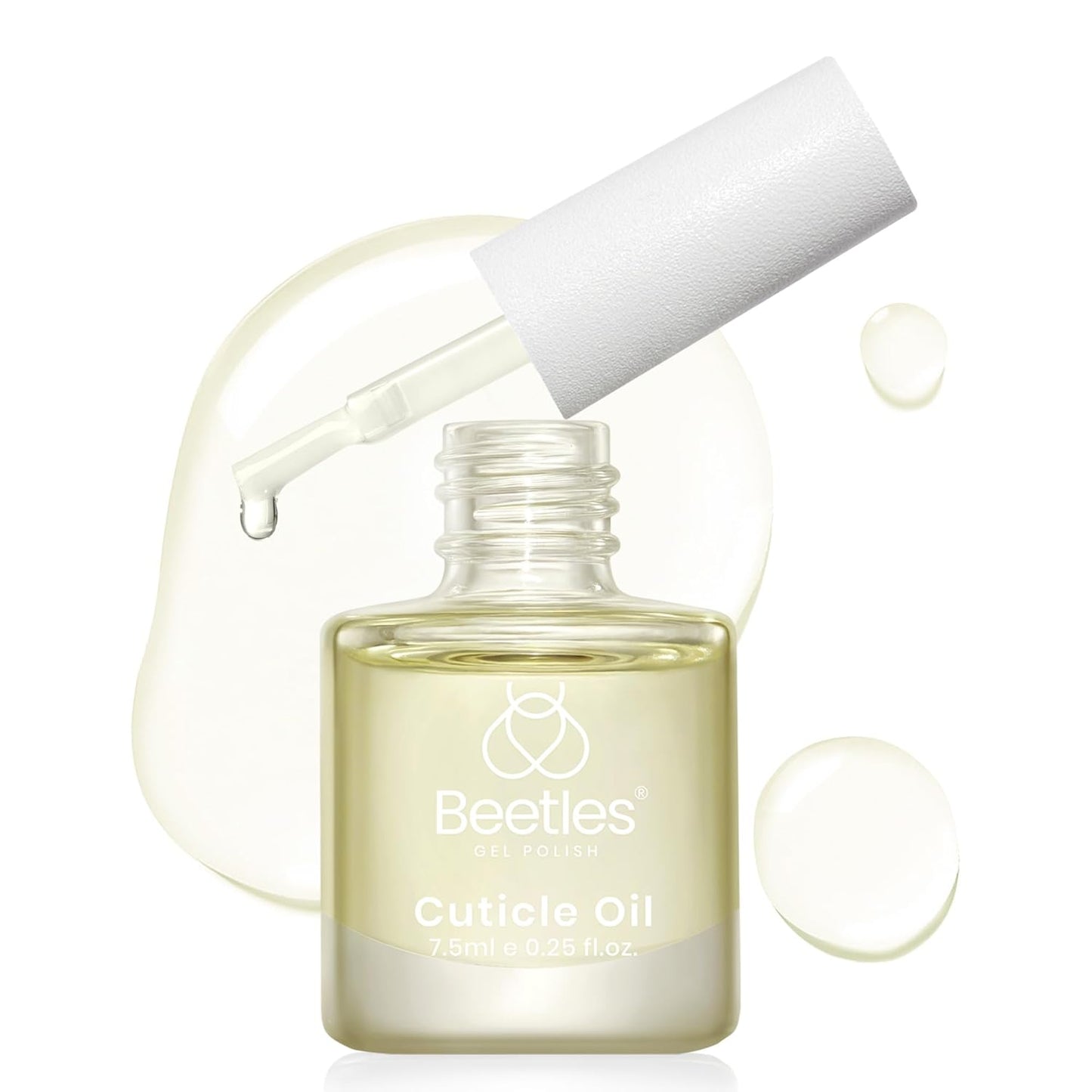 Beetles 7.5ml Cuticle Oil Nail Oil Cuticle Care for Nail, Damaged Cuticles, Stronger Nails Spa and Hand Manicure Essentials for Repaired Thin Nails DIY Home for Women-BrightBean Baby