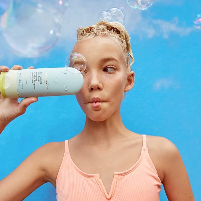 Evereden After Swim & Sports Kids Shampoo: With Cleansing Clay | Detoxifies Hair & Scalp from Chlorine, Dirt, and Sweat | Clean & Vegan Kid Shampoo for Daily Use and Any Hair Type-BrightBean Baby