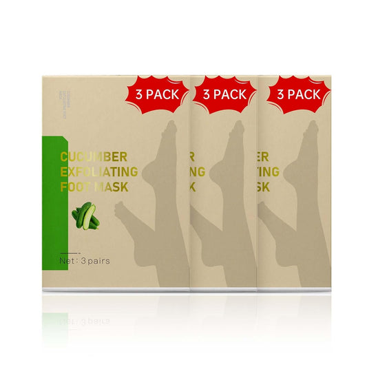 Foot Peeling Mask, Natural Exfoliating Foot Mask, Dead Skin Callus Remover Repair Heels, Hydrating Foot Care for Dry Cracked Feet (9 Pack)-BrightBean Baby