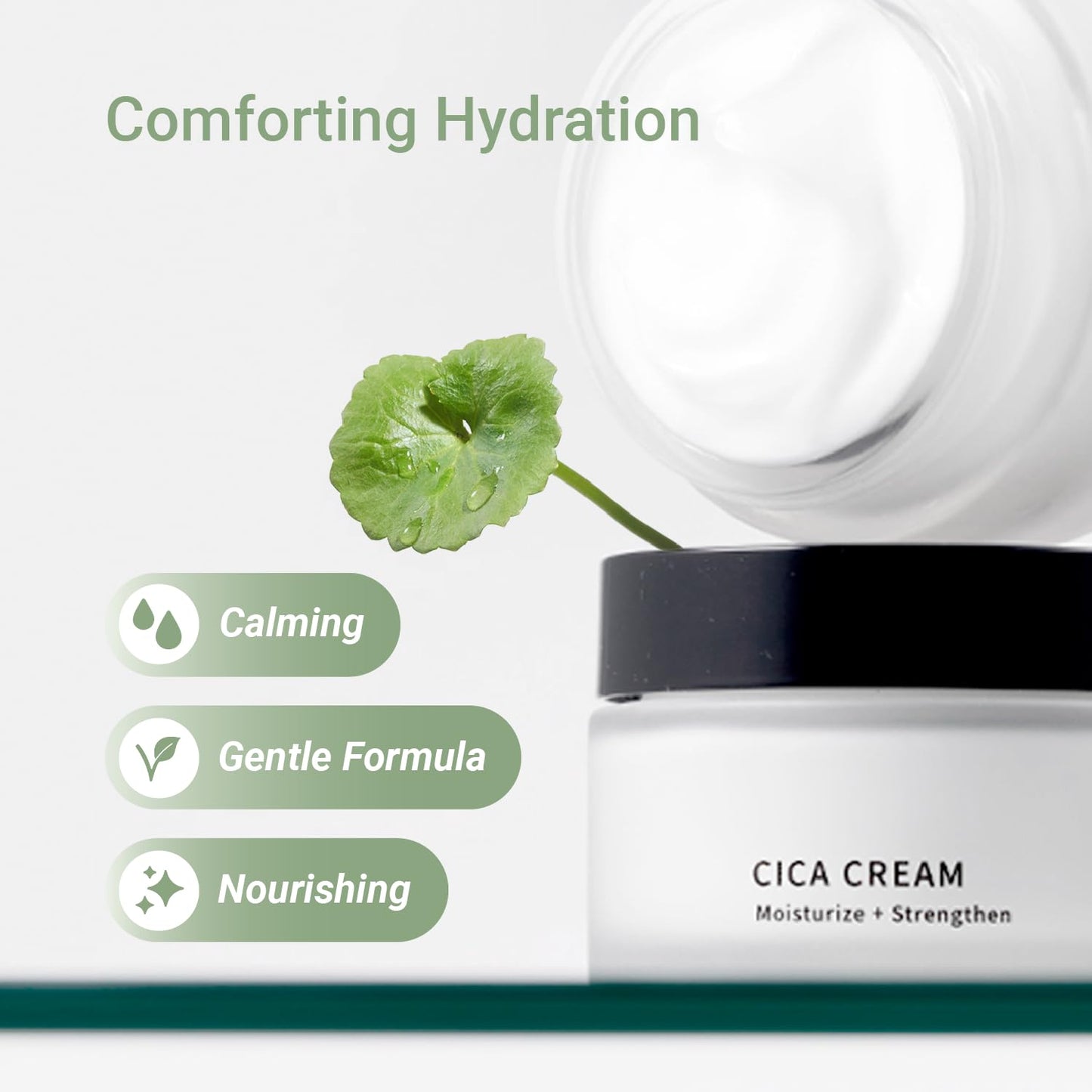 Meebak Cica Cream | Daily Repair Moisturizer with Niacinamide, Ceramide, & Retinol | Deep Hydration & Soothing | Locks in Moisture | Suitable for Sensitive Skin-BrightBean Baby