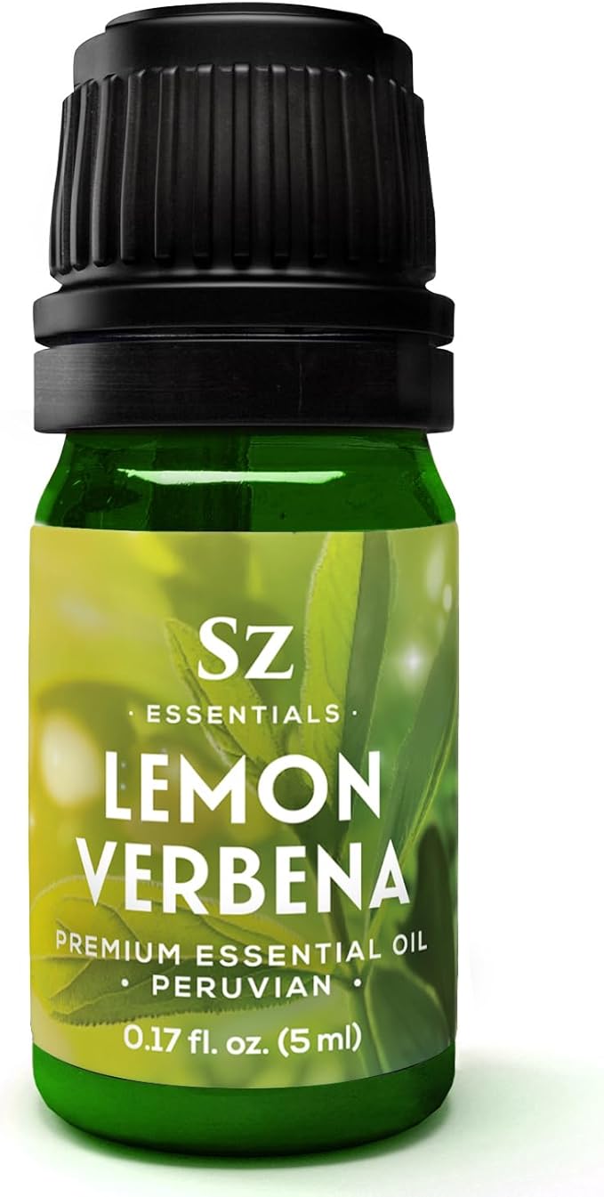 Lemon Verbena Essential Oil – 100% Pure & Natural, Grown in The High-Altitude Andes – Sweet, Citrusy, Uplifting Scent – Aromatherapy, Home Use – Therapeutic Grade & Vegan – 5 mL-BrightBean Baby