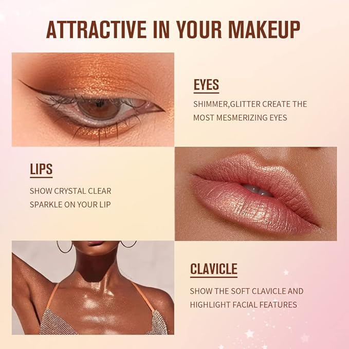 Liquid Highlighter - Luminous Finish Light Liquid Luminizer Makeup Enhanced with Pearl Particles & Botanical Blend, Weightless Dewy Glow for Radiant Skin, Vegan, Cruelty-Free (#02 Starlight)-BrightBean Baby