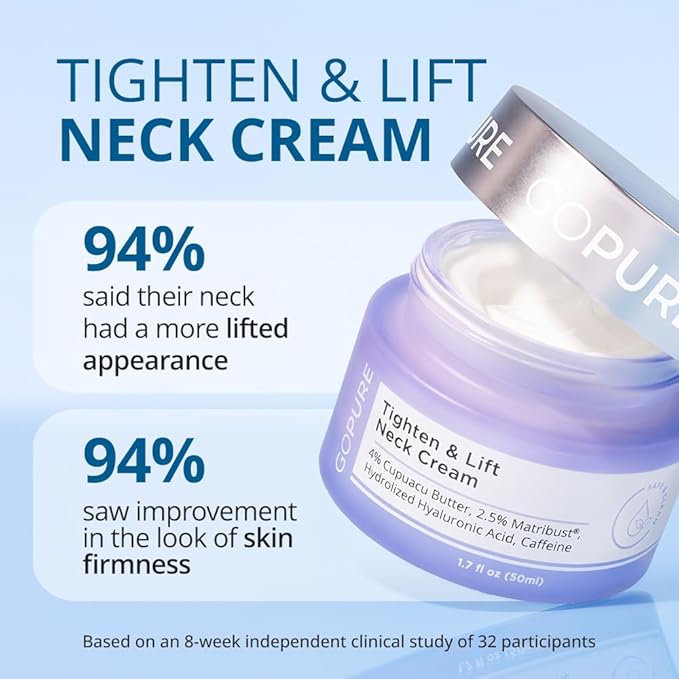 goPure Tighten and Lift Neck Cream- Clinically Tested-BrightBean Baby