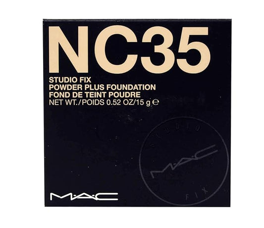 MAC Studio Fix Powder Plus Foundation NC35 for Women, 0.52 Ounce (Studio Fix NC35)-BrightBean Baby