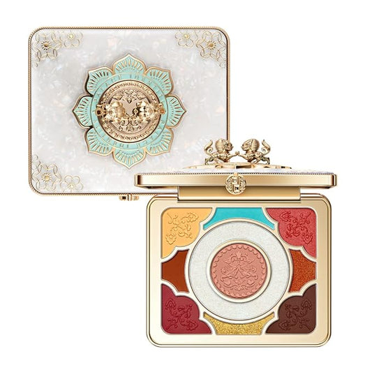zeesea [Palace Identity Tang Romance Makeup Palette (02# Orange Frost)-BrightBean Baby