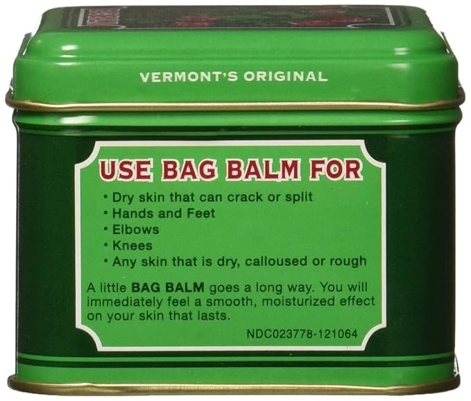 Bag Balm Skin Moisturizer with Lanolin for Chapped Lips, Dry Skin and More | 4oz Tin-BrightBean Baby