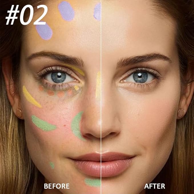 Concealer Cream Makeup Palette Color Corrector,Under Eye Brightener Concealer Dark Circle Concealer Palette,Waterproof Foundation Cream Based Makeup Palette Full Face Contour Kit for Beginners-BrightBean Baby