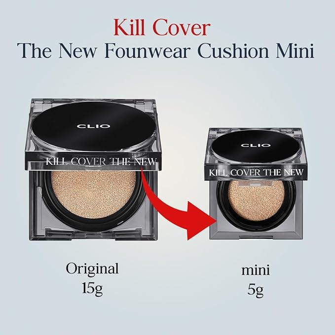 CLIO Kill Cover The New Founwear Cushion (Mini, 5g, 2 LINGERIE)-BrightBean Baby