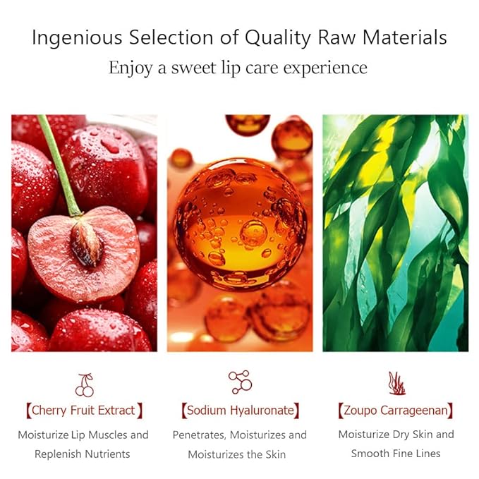 20Pcs Moisturizing Restores Moisture Lip Mask for Dry Lips and Lip Lines Overnight Lip Care, Gel Treatment Plumping Lips Mask (Red)-BrightBean Baby